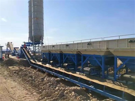山東800噸水穩拌合站